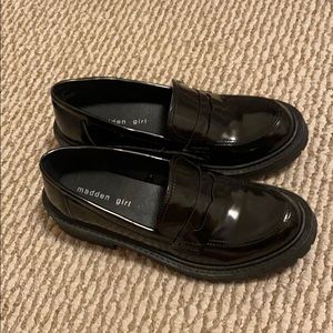 Madden Girl patent leather loafers